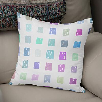 Bonamaison Decoratieve kussenhoes willekeurig patroon, gooien kussenhoezen, home decoratieve kussenslopen voor woonkamer, bank, slaapkamer, grootte: 43x43 cm ontworpen en vervaardigd in Turkije Bonamaison Decoratieve kussenhoes willekeurig patroon, gooien kussenhoezen, home decoratieve kussenslopen voor woonkamer, bank, slaapkamer, grootte: 43x43 cm ontworpen en vervaardigd in Turkije