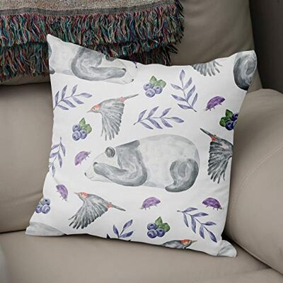 Bonamaison Decoratieve kussenhoes willekeurig patroon, gooien kussenhoezen, home decoratieve kussenslopen voor woonkamer, bank, slaapkamer, grootte: 43x43 cm ontworpen en vervaardigd in Turkije Bonamaison Decoratieve kussenhoes willekeurig patroon, gooien kussenhoezen, home decoratieve kussenslopen voor woonkamer, bank, slaapkamer, grootte: 43x43 cm ontworpen en vervaardigd in Turkije