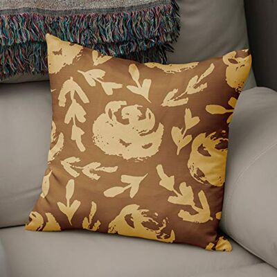 Bonamaison Decoratieve Kussensloop, Bruine tinten Kussenhoezen Bank, Zitkussen, Decoratieve Kussenhoesjes, Kussensloop; Sofa, Slaapkamer, Kantoor, Auto 43x43 Cm Ontworpen en Vervaardigd in Turkije Bonamaison Decoratieve Kussensloop, Bruine tinten Kussenhoezen Bank, Zitkussen, Decoratieve Kussenhoesjes, Kussensloop; Sofa, Slaapkamer, Kantoor, Auto 43x43 Cm Ontworpen en Vervaardigd in Turkije