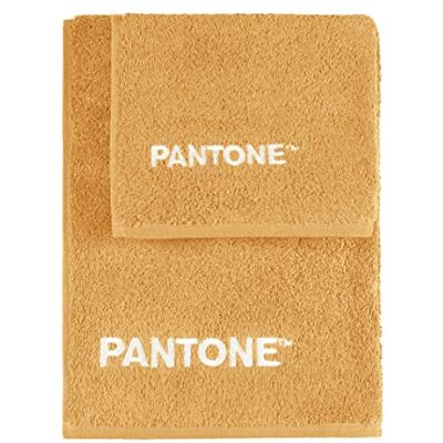 Sweet Home Pantone Set - Handdoeken 1+1 Beige - Theedoekenset Sweet Home Pantone Set - Handdoeken 1+1 Beige - Theedoekenset