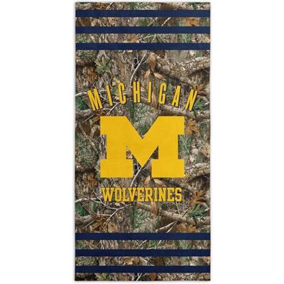 Northwest NCAA Michigan Wolverines uniseks-volwassen strandlaken, 76 x 152 cm, bomen, strepen Northwest NCAA Michigan Wolverines uniseks-volwassen strandlaken, 76 x 152 cm, bomen, strepen