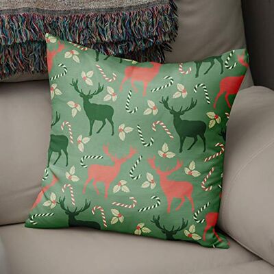 Bonamaison Decoratieve kussenhoes willekeurig patroon, gooien kussenhoezen, home decoratieve kussenslopen voor woonkamer, bank, slaapkamer, grootte: 43x43 cm ontworpen en vervaardigd in Turkije Bonamaison Decoratieve kussenhoes willekeurig patroon, gooien kussenhoezen, home decoratieve kussenslopen voor woonkamer, bank, slaapkamer, grootte: 43x43 cm ontworpen en vervaardigd in Turkije