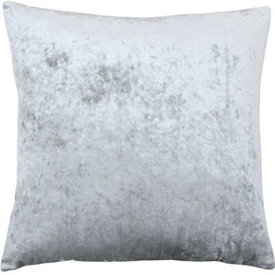 Paoletti Verona Fluwelen kussenhoes - Zilver - One Size Paoletti Verona Fluwelen kussenhoes - Zilver - One Size