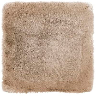 -LUXOR- living Coste Zitkussen van kunstbont, stoelkussen als decoratie, woonkamer of stoelkussen, gezellig zitkussen, stoel, sierkussen, 40 x 40 cm, vierkant, taupe, set van 4 -LUXOR- living Coste Zitkussen van kunstbont, stoelkussen als decoratie, woonkamer of stoelkussen, gezellig zitkussen, stoel, sierkussen, 40 x 40 cm, vierkant, taupe, set van 4