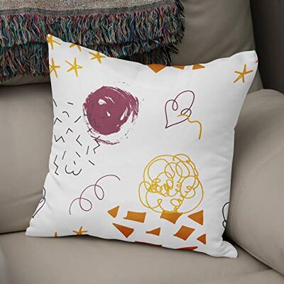 Bonamaison Decoratieve kussenhoes willekeurig patroon, gooien kussenhoezen, home decoratieve kussenslopen voor woonkamer, bank, slaapkamer, grootte: 43x43 cm ontworpen en vervaardigd in Turkije Bonamaison Decoratieve kussenhoes willekeurig patroon, gooien kussenhoezen, home decoratieve kussenslopen voor woonkamer, bank, slaapkamer, grootte: 43x43 cm ontworpen en vervaardigd in Turkije