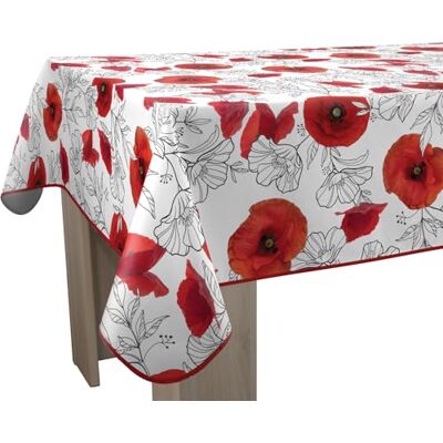 Le linge de Jules Tafelkleed, vuilafstotend, klaproos, rechthoekig, 150 x 300 cm Le linge de Jules Tafelkleed, vuilafstotend, klaproos, rechthoekig, 150 x 300 cm