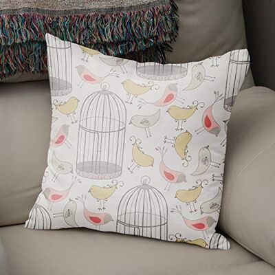 Bonamaison Decoratieve kussenhoes willekeurig patroon, gooien kussenhoezen, home decoratieve kussenslopen voor woonkamer, bank, slaapkamer, grootte: 43x43 cm ontworpen en vervaardigd in Turkije Bonamaison Decoratieve kussenhoes willekeurig patroon, gooien kussenhoezen, home decoratieve kussenslopen voor woonkamer, bank, slaapkamer, grootte: 43x43 cm ontworpen en vervaardigd in Turkije