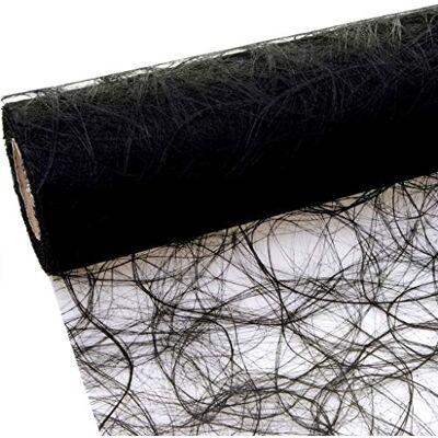 Deko AS GmbH Sizoweb tafelband zwart 30 cm rol 25 meter 64 017-R Deko AS GmbH Sizoweb tafelband zwart 30 cm rol 25 meter 64 017-R