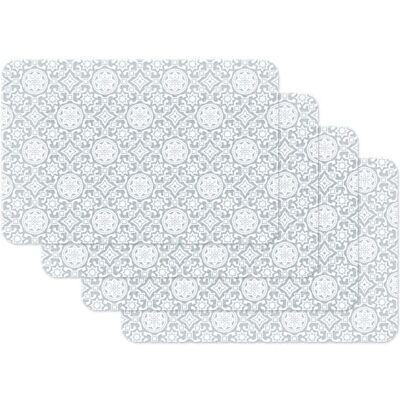 Venilia Placemat placemat voor eetkamer afwasbaar polypropyleen, geschikt voor levensmiddelen, Indian, 45 x 30 cm, 4 stuks Venilia Placemat placemat voor eetkamer afwasbaar polypropyleen, geschikt voor levensmiddelen, Indian, 45 x 30 cm, 4 stuks