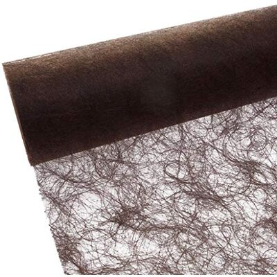 Deko AS GmbH Sizoflor tafelband chocolade 20 cm rol 25 meter 60 021-R Deko AS GmbH Sizoflor tafelband chocolade 20 cm rol 25 meter 60 021-R
