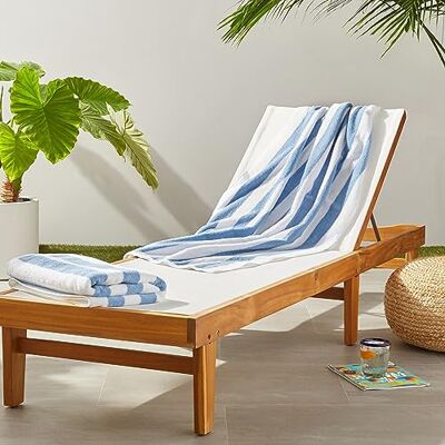 Amazon Basics Strandlaken - Cabana Streep Amazon Basics Strandlaken - Cabana Streep