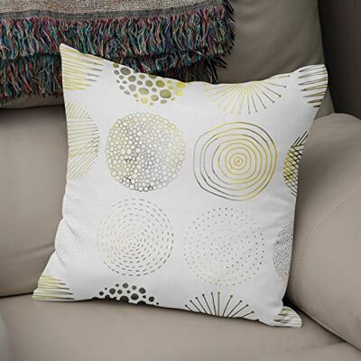Bonamaison Decoratieve kussenhoes willekeurig patroon, gooien kussenhoezen, home decoratieve kussenslopen voor woonkamer, bank, slaapkamer, grootte: 43x43 cm ontworpen en vervaardigd in Turkije Bonamaison Decoratieve kussenhoes willekeurig patroon, gooien kussenhoezen, home decoratieve kussenslopen voor woonkamer, bank, slaapkamer, grootte: 43x43 cm ontworpen en vervaardigd in Turkije