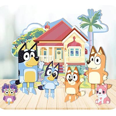 Bluey Grap - Feestdecoratieset Bluey Grap - Feestdecoratieset