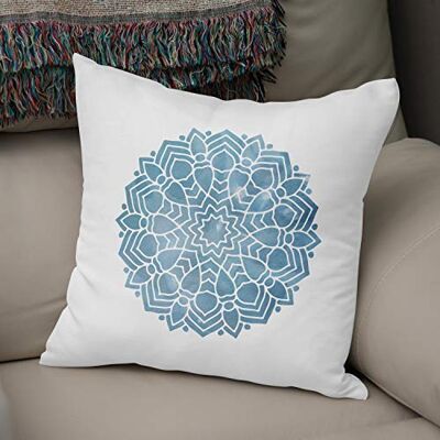 Bonamaison Sierkussenhoes, polyester, veelkleurig, 50 x 50 cm Bonamaison Sierkussenhoes, polyester, veelkleurig, 50 x 50 cm