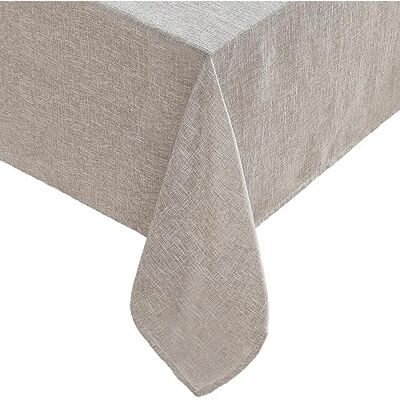 Laura Ashley Harper Luxueus glad stoffen tafelkleed voor formeel of informeel dineren, vakantie, banket, bruiloft of feest, 152 x 365 cm, taupe Laura Ashley Harper Luxueus glad stoffen tafelkleed voor formeel of informeel dineren, vakantie, banket, bruiloft of feest, 152 x 365 cm, taupe