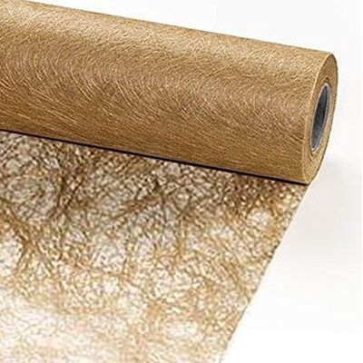 Onbekend 25 m x 30 cm gouden tafelrok - Tafelversiering Onbekend 25 m x 30 cm gouden tafelrok - Tafelversiering