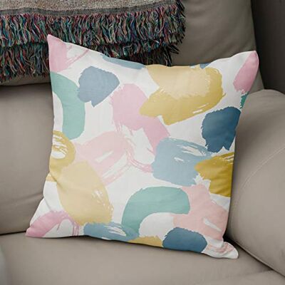 Bonamaison Decoratieve kussenhoes willekeurig patroon, gooien kussenhoezen, home decoratieve kussenslopen voor woonkamer, bank, slaapkamer, grootte: 43x43 cm ontworpen en vervaardigd in Turkije Bonamaison Decoratieve kussenhoes willekeurig patroon, gooien kussenhoezen, home decoratieve kussenslopen voor woonkamer, bank, slaapkamer, grootte: 43x43 cm ontworpen en vervaardigd in Turkije
