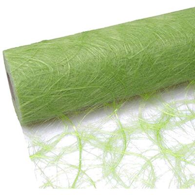 Deko AS GmbH Sizoweb tafelband 25 meter rol + 100 decoratieve harten gratis (30cm breed, in lichtgroen) Deko AS GmbH Sizoweb tafelband 25 meter rol + 100 decoratieve harten gratis (30cm breed, in lichtgroen)