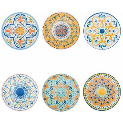 Tivoli Placemat Ø 33 cm van kunststof PP, Sicilië, 6 stuks Tivoli Placemat Ø 33 cm van kunststof PP, Sicilië, 6 stuks