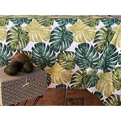 Cassa Luyton Tafelkleed, bedrukt, bloemenpatroon, 140 x 350 cm, pistache Cassa Luyton Tafelkleed, bedrukt, bloemenpatroon, 140 x 350 cm, pistache