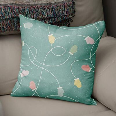 Bonamaison Decoratieve kussenhoes willekeurig patroon, gooien kussenhoezen, home decoratieve kussenslopen voor woonkamer, bank, slaapkamer, grootte: 43x43 cm ontworpen en vervaardigd in Turkije Bonamaison Decoratieve kussenhoes willekeurig patroon, gooien kussenhoezen, home decoratieve kussenslopen voor woonkamer, bank, slaapkamer, grootte: 43x43 cm ontworpen en vervaardigd in Turkije