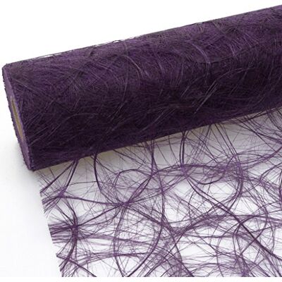 Deko AS GmbH Sizoweb tafelband 25 meter rol + 100 decoratieve harten gratis (20cm breedte, in aubergine) Deko AS GmbH Sizoweb tafelband 25 meter rol + 100 decoratieve harten gratis (20cm breedte, in aubergine)