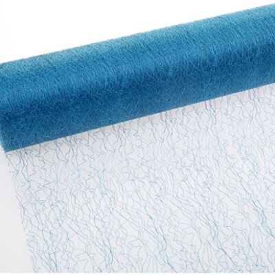 Deko AS GmbH Spiderweb Mesch Tafelband 30cm turquoise rol 25m 67 020-R 300 Deko AS GmbH Spiderweb Mesch Tafelband 30cm turquoise rol 25m 67 020-R 300