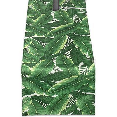 DII BANANA LEAF OUTDOOR TABLERUNNER, Polyester, Tafelloper 14x108-Rits DII BANANA LEAF OUTDOOR TABLERUNNER, Polyester, Tafelloper 14x108-Rits