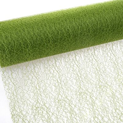 Groene spinnenweb tafelloper - Decoratie Groene spinnenweb tafelloper - Decoratie