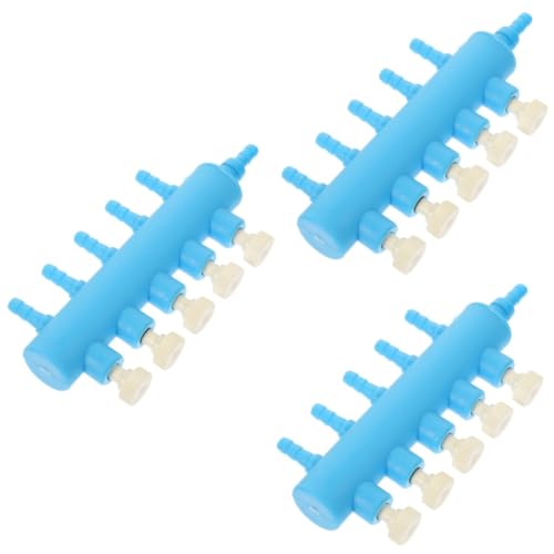 Toddmomy 3 Stuks regelklep voor aquarium kleppen van aquariums aquarium van kunststof Aquarium ventielen Zuurstofpomp aquarium professionele aquariumkranen regelkleppen voor aquariums klein