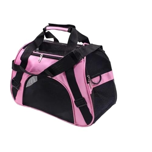 MdybF Cat Carrier Soft-sided Dog Carriers Portable Pet Bag Pink Carrier Bags Blue Cat Carrier Outgoing Travel Breathable Pets Handbag-a-l