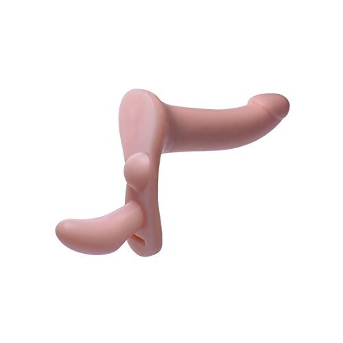 STRAP U Plena II Dubbele Voorbind Dildo + Harnas