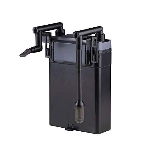 AquaOne Aquarium Hang On Filter HBL-803 I buitenfilter voor aquaria tot 500 liter I hoogwaardig aquariumfilter 500 l/h I regelbaar trekfilter 6 watt pomp