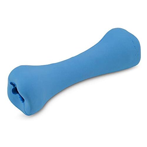 Beco Bone Natuurlijke Rubber Holle Kauwspeelgoed voor Honden M Blauw