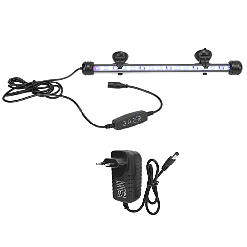 Zerodis Aquariumverlichting, Dimbaar Waterdicht Aquariumverlichting Waterplantenverlichting 100‑240V(28cm)