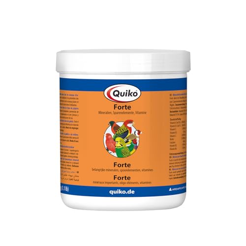 Quiko Forte 500g Mineralen, sporenelementen en vitaminen voor gezelschapsvogels