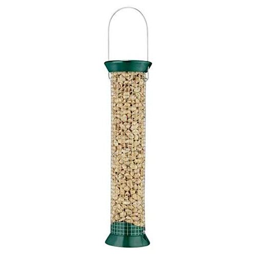 Droll Yankees Vogelvoerstation voor pinda's, 33 cm, groen