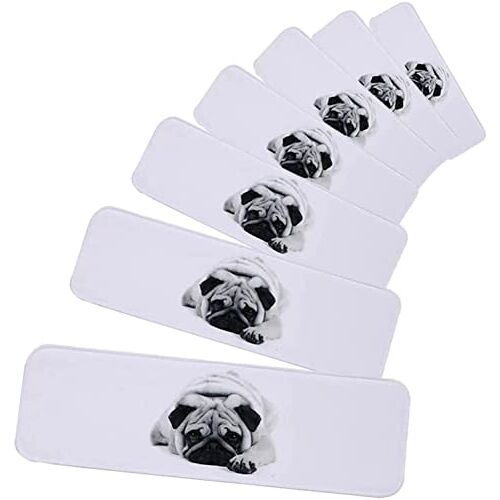 ETGHAHIVH Tapijt Traptreden,Trapmatten for kinderen en honden,Indoor Traplopers for Houten Trappen,Animal Stair Treads Mat,Tapijt Traptreden (Kleur: 7pcs-pig, Maat: 70x22cm) (Color : 3pcs dog)