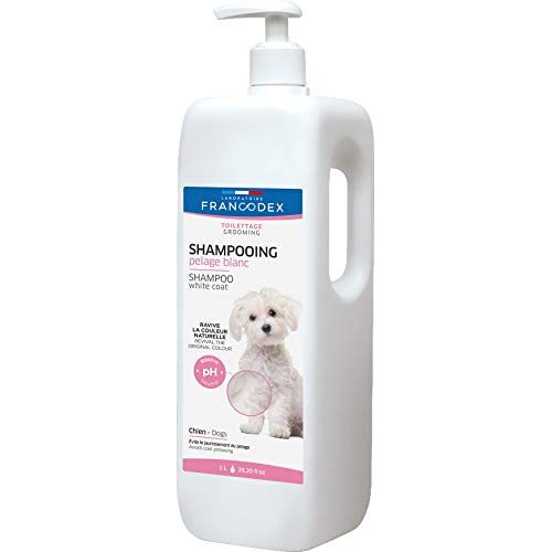 Francodex Shampoo voor honden, vachtverzorging, wit, 1 l