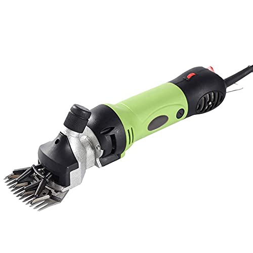 QHYXT Vee Elektrische Clipper, 690 W elektrische scharen wol fader 6 snelheden schapen scharen US/UK/EU/JP socket veeteelt levert grote dieren schaar, 13 tanden recht mes