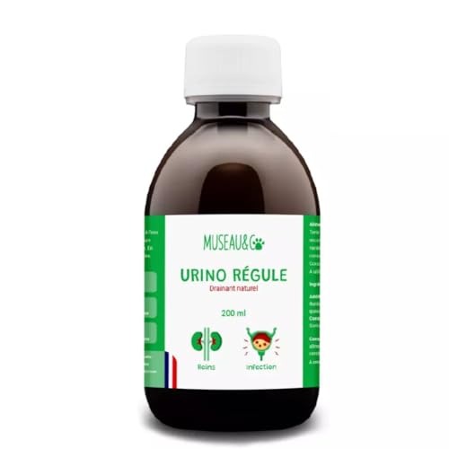 Museau & Co Urino Régule Urineweginfectie voor honden 200ml Urineweginfectie voor honden en katten, ontstekingsremmend, ondersteuning van blaas en nieren, urinecomfort  Made in France