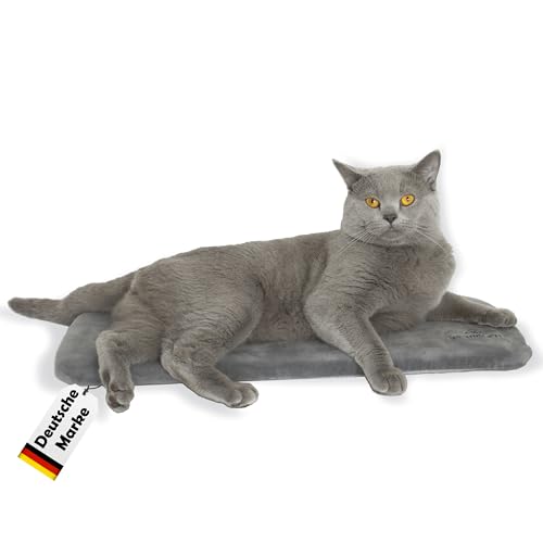 Petriumph ® Kat raambank, orthopedisch kussen en katten, vensterbankbed in één, pluizig en wasbaar, vensterbank met kat