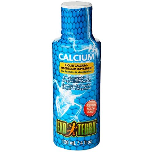 Exo Terra Vloeibaar calcium additief, voor reptielen en amfibieën, voeder van reptielen, 120 ml