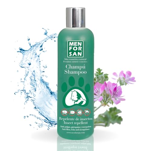 MENFORSAN Insecten- en vlooienafstotende shampoo met citronella voor katten 300ml