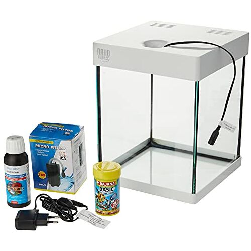 ICA KNA10 Nano Aqua Led Crystal Aquariumset, 10 liter