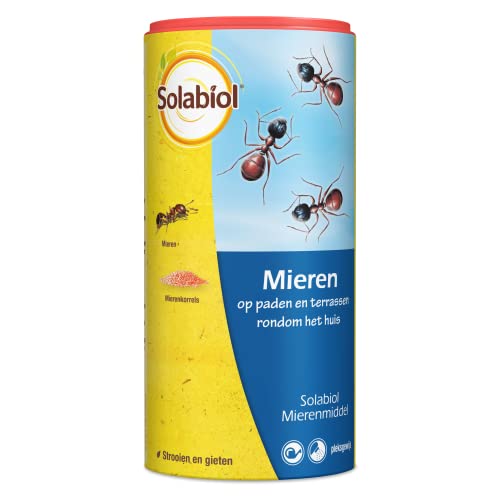 Solabiol Mierenmiddel 250 Gram Mieren Bestrijden Mierenpoeder Mieren Poeder Mieren Bestrijden Buiten Strooien en Gieten 100% Natuurlijke Actieve Stoffen