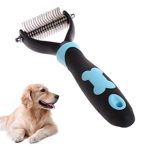 WESEEDOO Hond Grooming Hond Grooming Borstels En Kammen Vlooien Kammen Voor Katten Hond Kam Hond Massage Borstel Gelikter Hond Borstel blue,13-blade