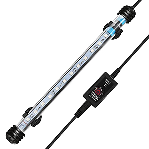 Einfeben Aquariumverlichting, LED-aquariumlamp 28cm waterdichte aquariumlamp 3W onderwater LED-lichtbalk voor aquarium