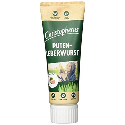 Christopherus Kalkoen leverworst voor honden, 75 g