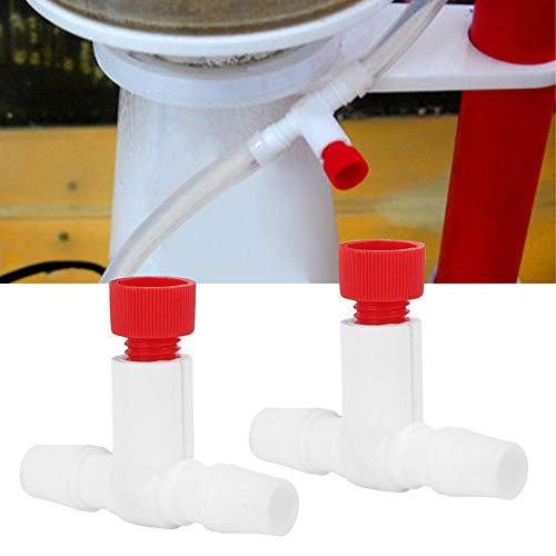 Pssopp 2Pcs Aquarium Eiwit Skimmer Luchtklep Plastic Fish Tank Eiwit Separator Luchtklep Fijne Aanpassing Eiwit Skimmer Accessoires